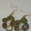 Tauranga Jewellery: Hand crafted earrings made in Tauranga from resin and alcohol, set in gold-metal bezesl.