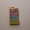 Tauranga Jewellery: Pendant hand crafted from tissue, alcohol ink and resin
