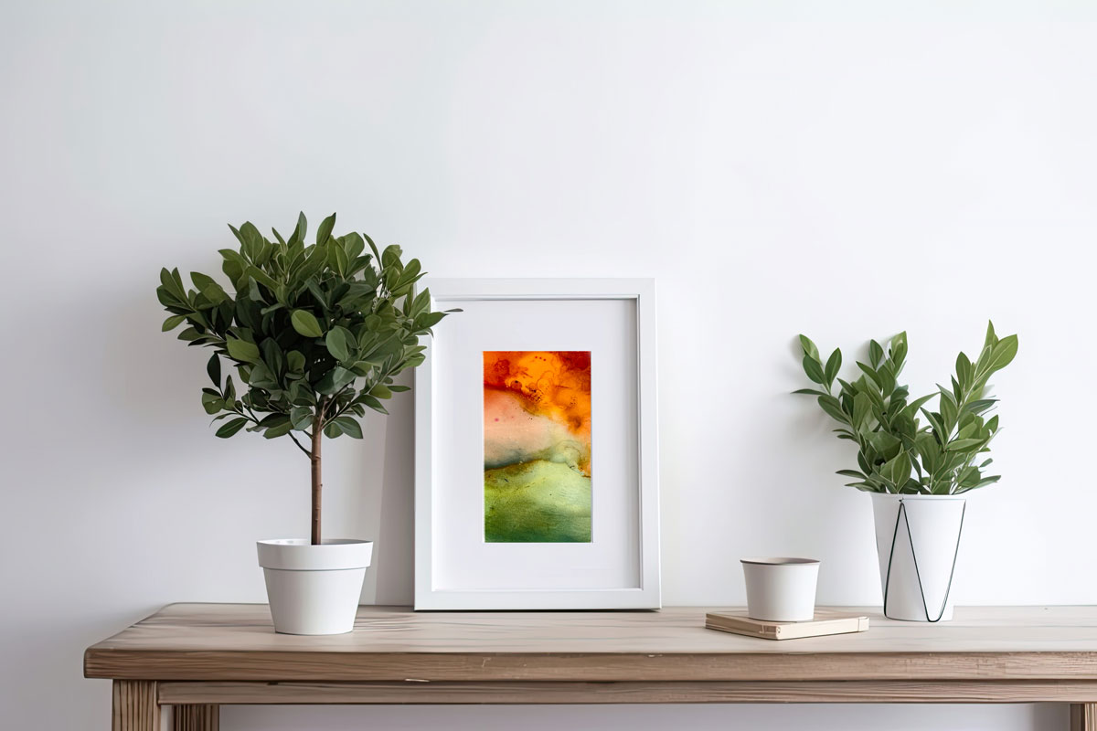 Original inkscape in teals, greens and reds