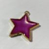 Handmade pink star pendant