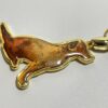 Jewellery: Dog pendant, gold and brown labrador - Thumbnail Image 3
