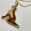 Jewellery: Dog pendant, gold and brown labrador - Thumbnail Image 8