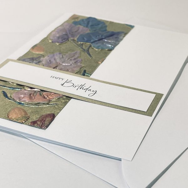 NZ hand made greeting card Happy Birthday