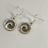 Orange-pink chameleon spiral hand made earrings in NZ” from Bulk EditSilvery red spiral hand made earrings in NZ SS925 hooks