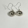 Orange-pink chameleon spiral hand made earrings in NZ” from Bulk EditSilvery red spiral hand made earrings in NZ SS925 hooks