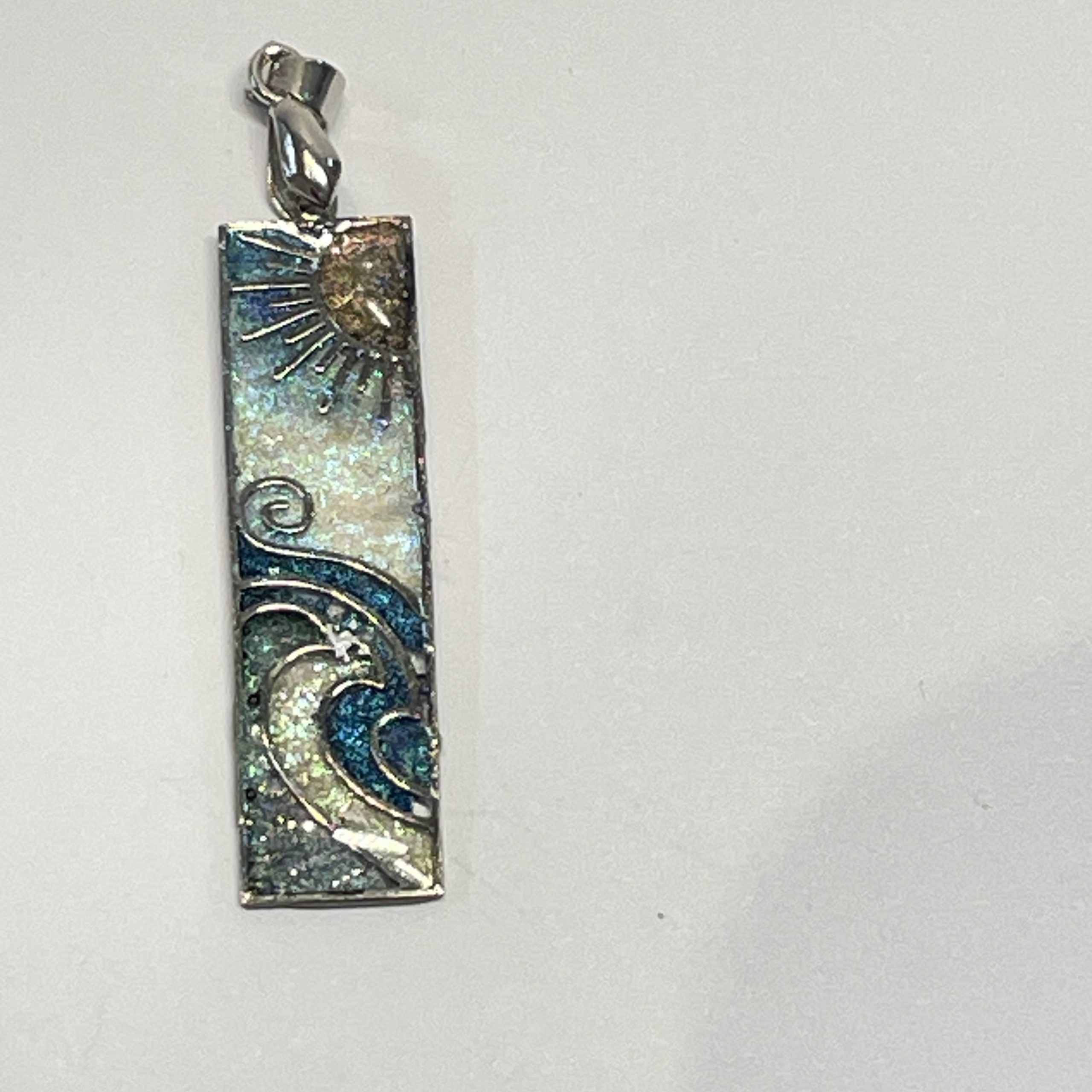 Hand Made NZ Jewellery Scenery Pendant