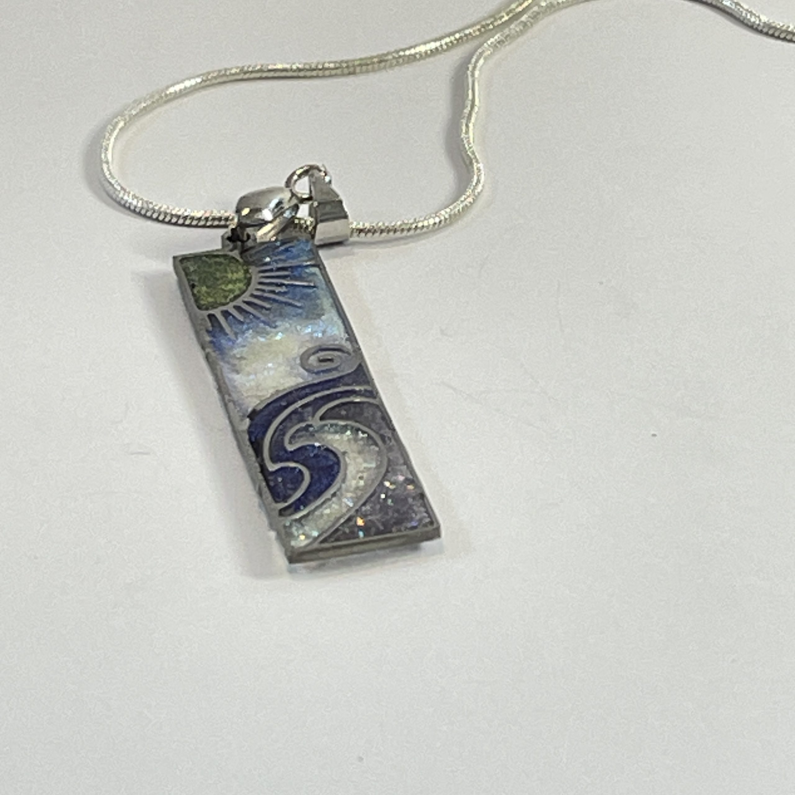 Hand Made NZ Jewellery Scenery Pendant