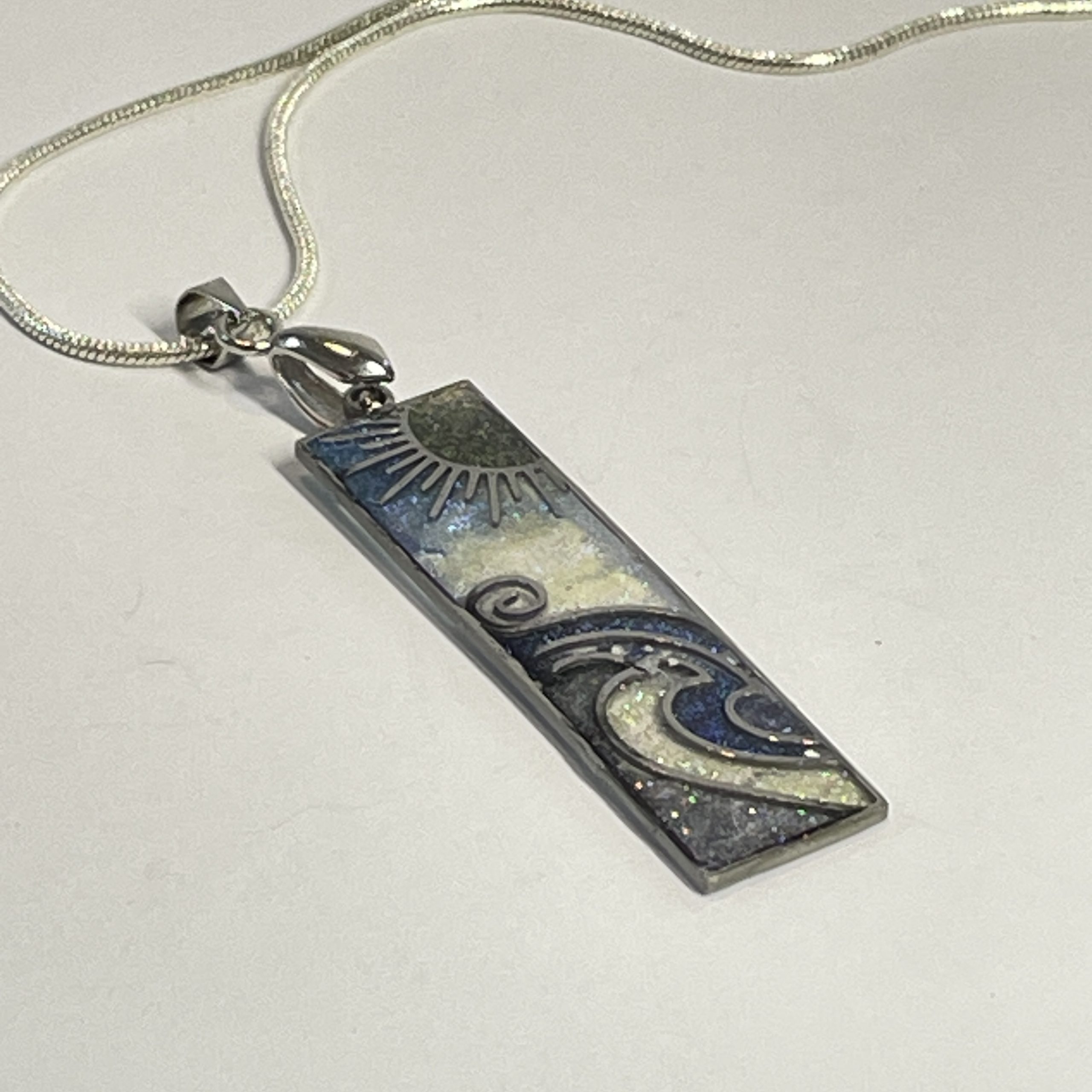 Hand Made NZ Jewellery Scenery Pendant