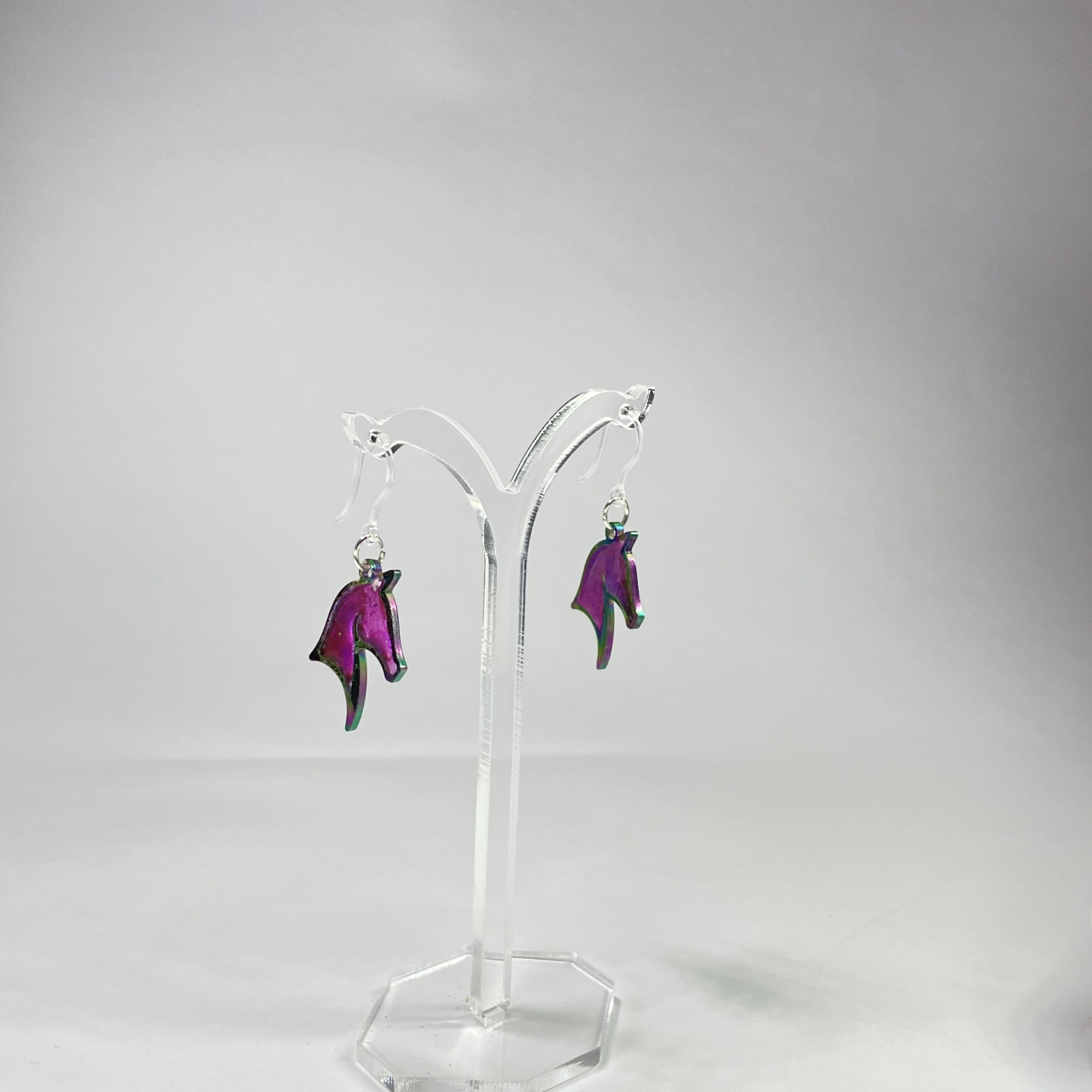 Horse earrings NZ hand made horse jewellery