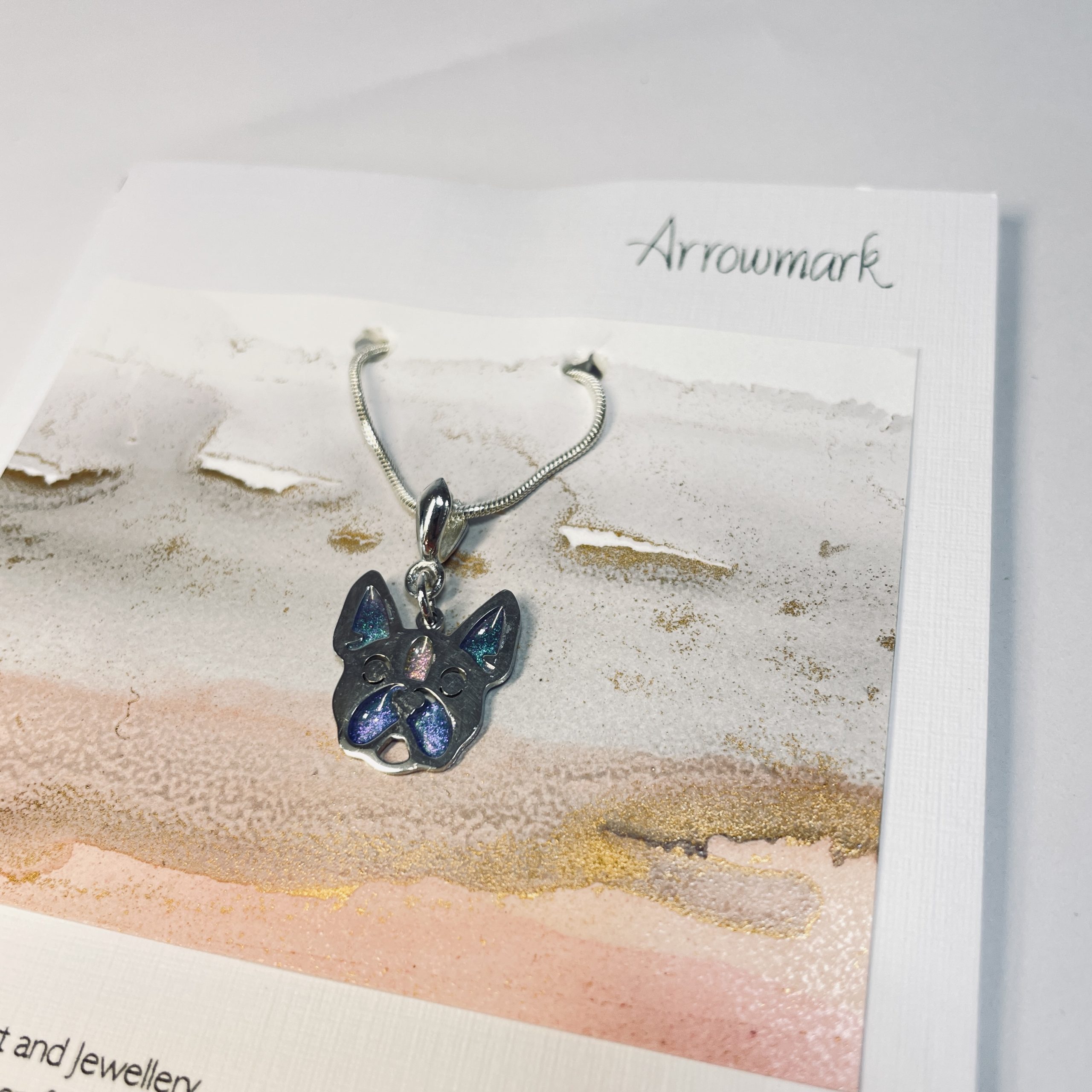 French bull dog pendant jewellery hand made in NZ