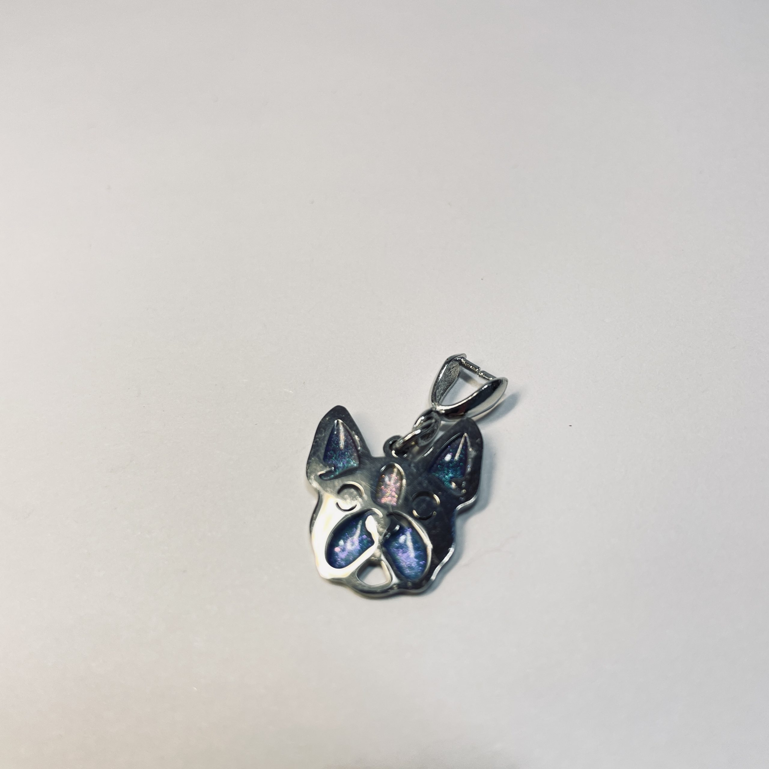 French bull dog pendant jewellery hand made in NZ