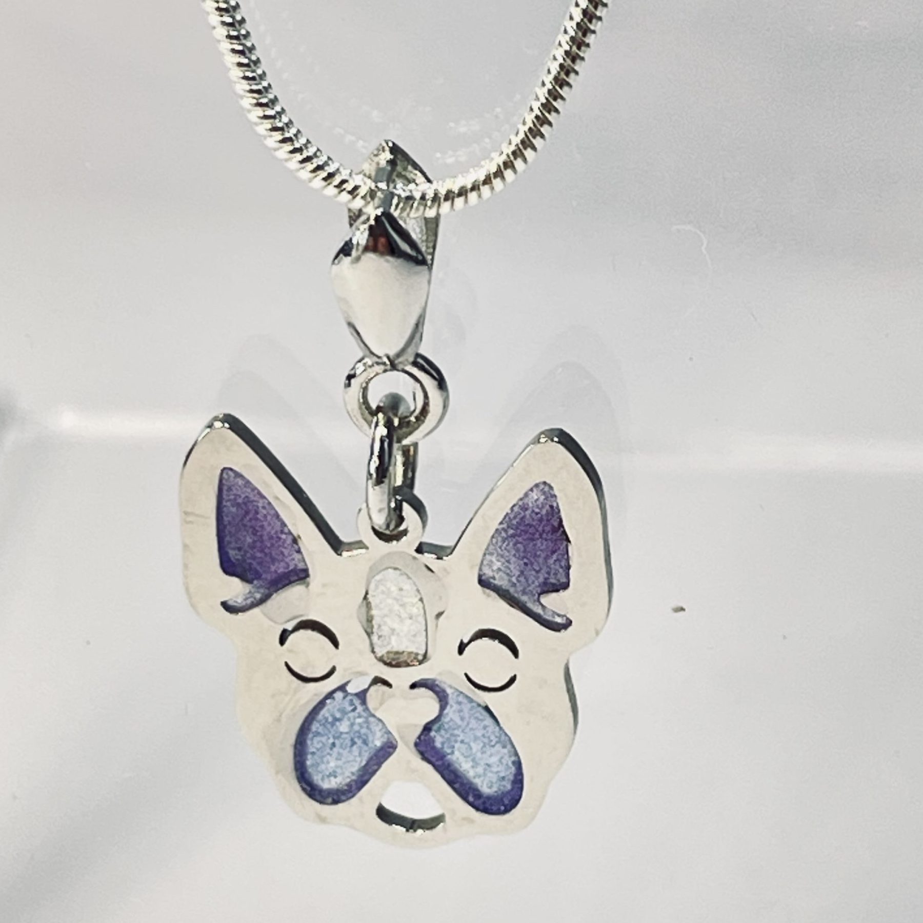 French bull dog pendant jewellery hand made in NZ
