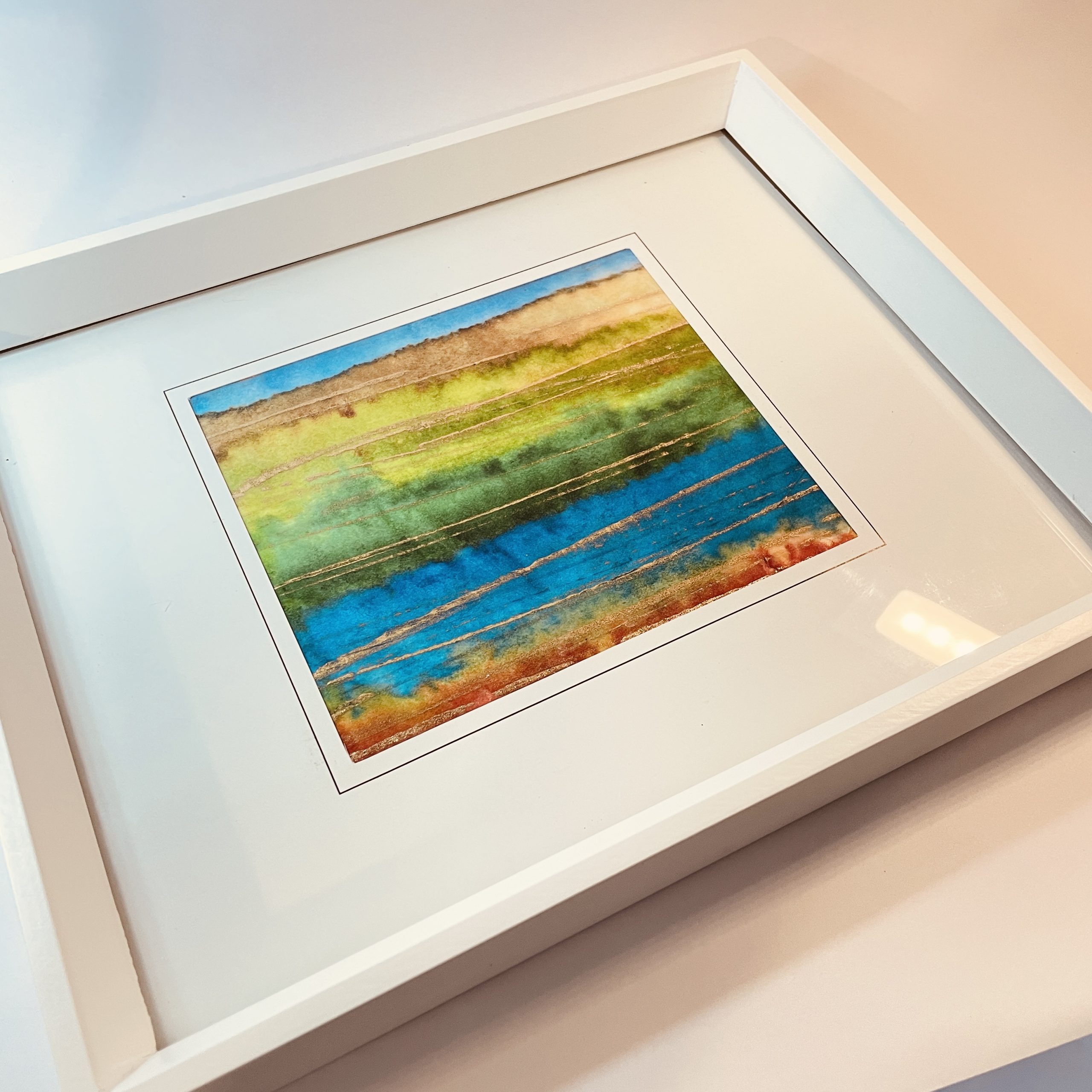 NZ original landscape art "Lake Dunstan Autumn" NZ original landscape art "Lake Dunstan Autumn"
