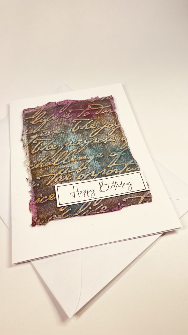 Hand made Happy Birthday Card