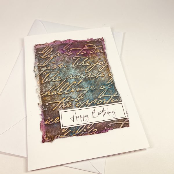 Hand made Happy Birthday Card