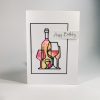 Hand made birthday card for a wine lover