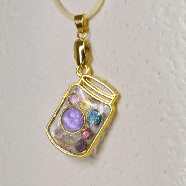 Jars of Joy - bubbly earrings hand made in Tauranga NZ for pierced ears. Enquire about clip on options.
