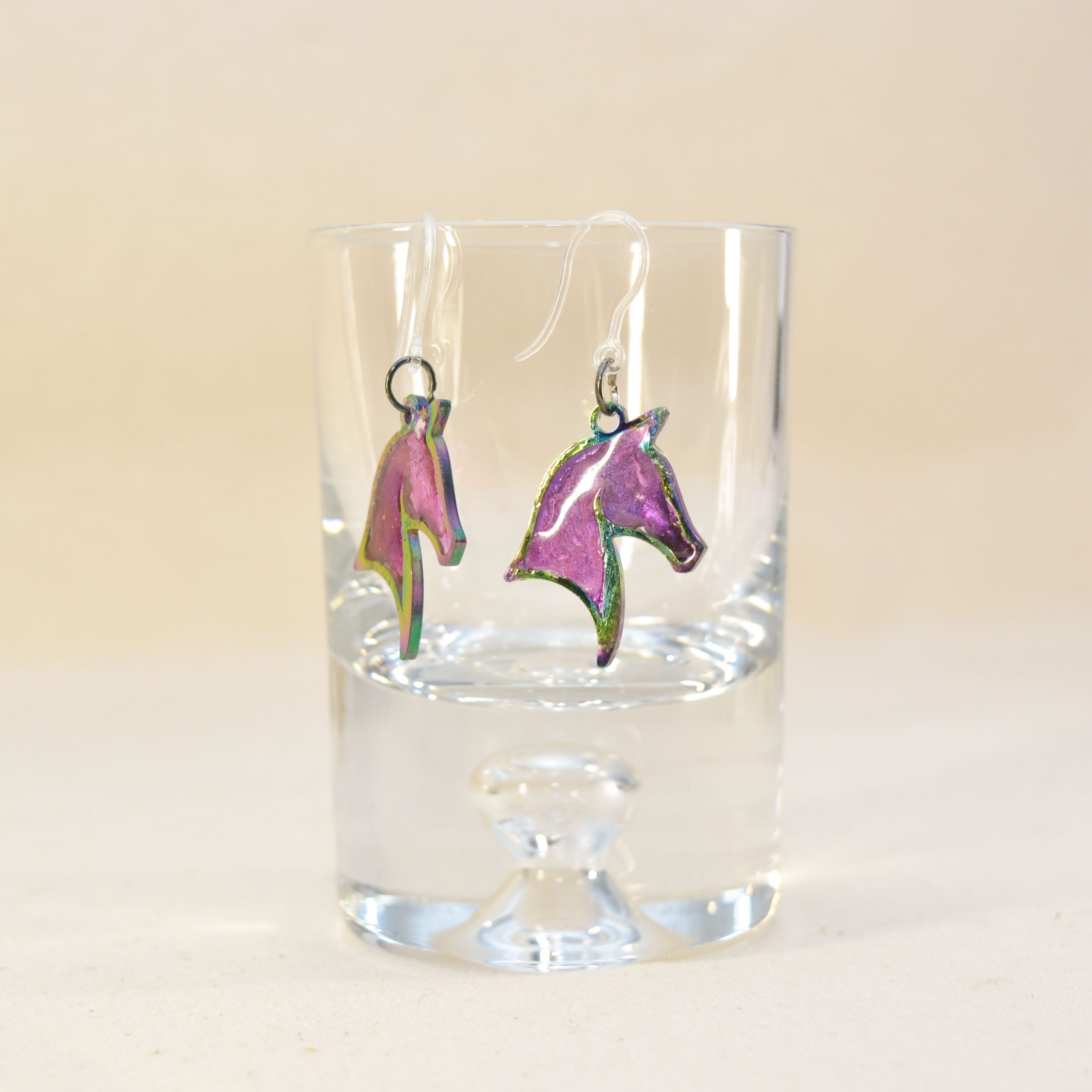 Hand made horse earrings, Tauranga NZ