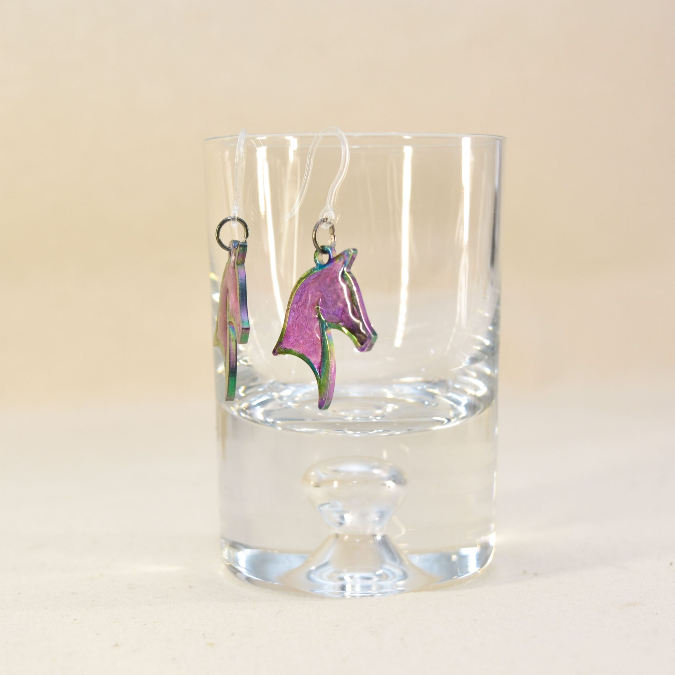 Hand made horse earrings, Tauranga NZ