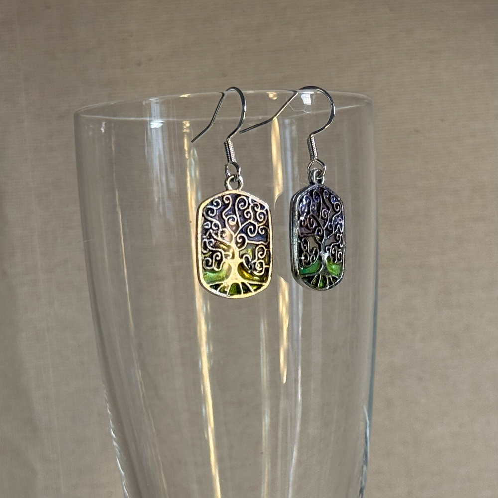 Hand made tree of life earrings Hand made tree of life earrings