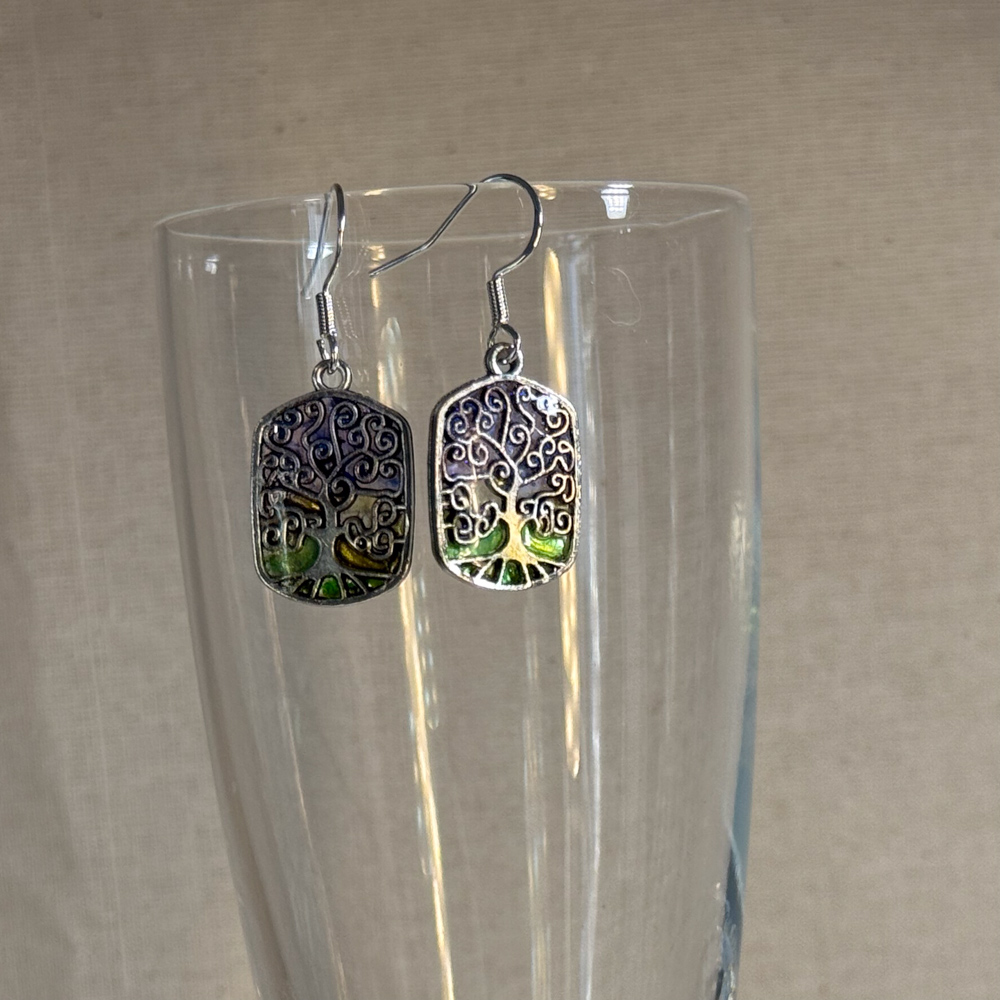 Hand made tree of life earrings Hand made tree of life earrings