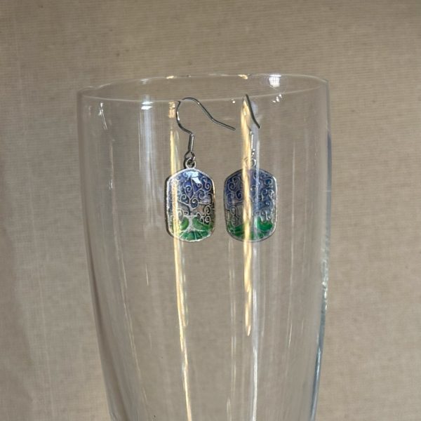 Hand made tree of life earrings