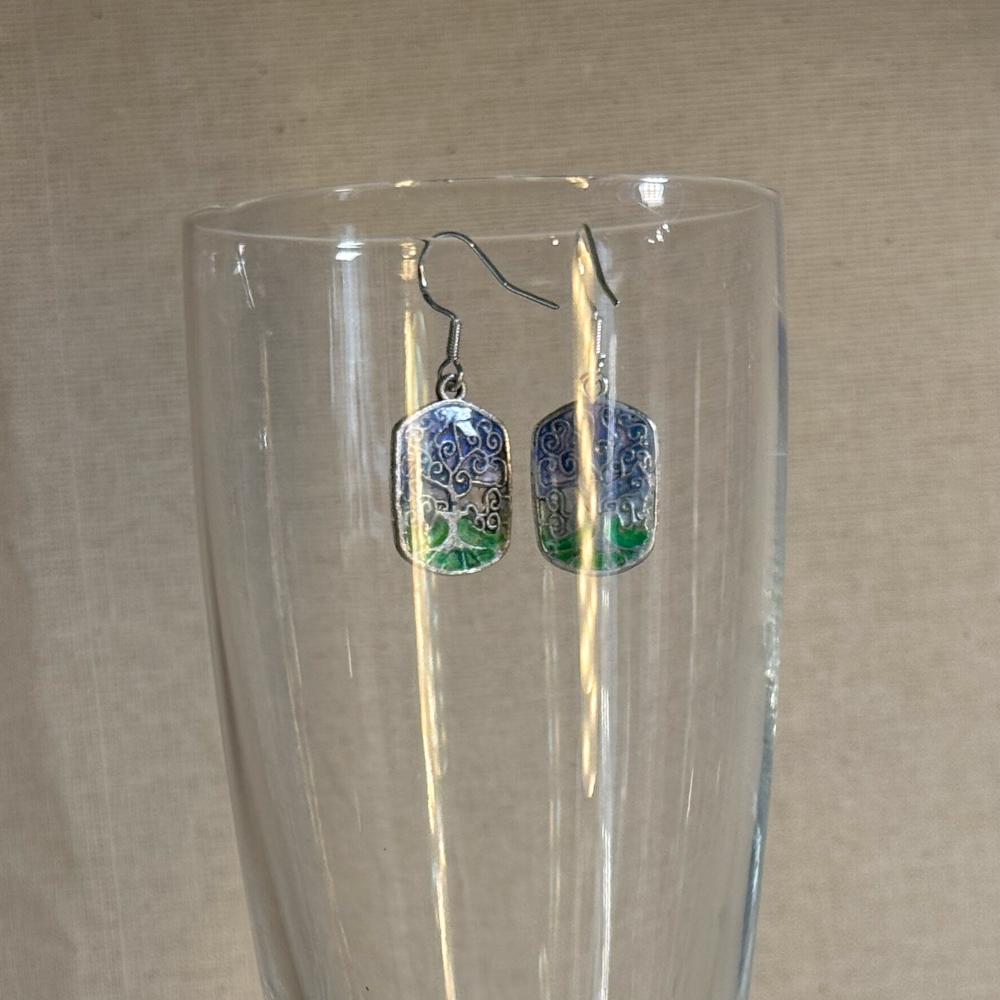 Hand made tree of life earrings Hand made tree of life earrings
