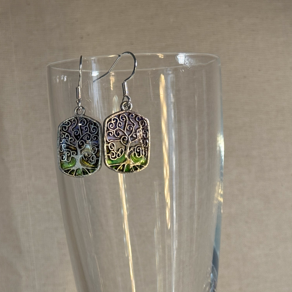 Hand made tree of life earrings Hand made tree of life earrings