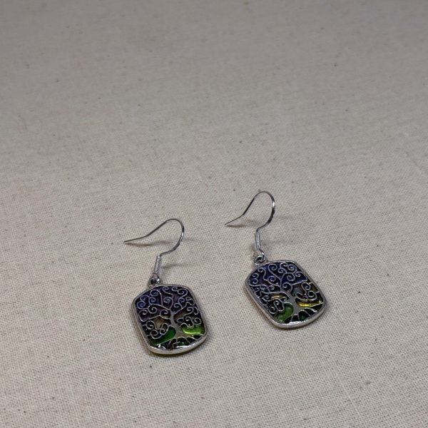 Hand made tree of life earrings