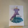 Happy Birthday Card featuring hand painted paper dress Happy Birthday Card featuring hand painted paper dress