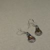 Silvery light bulb earrings 925 silver hooks Silvery light bulb earrings 925 silver hooks