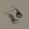 Silvery light bulb earrings 925 silver hooks Silvery light bulb earrings 925 silver hooks