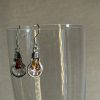 Silvery light bulb earrings 925 silver hooks Silvery light bulb earrings 925 silver hooks