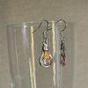 Silvery light bulb earrings 925 silver hooks Silvery light bulb earrings 925 silver hooks
