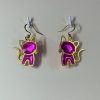 Hand made cat earrings, art for ears, miniature cat earrings