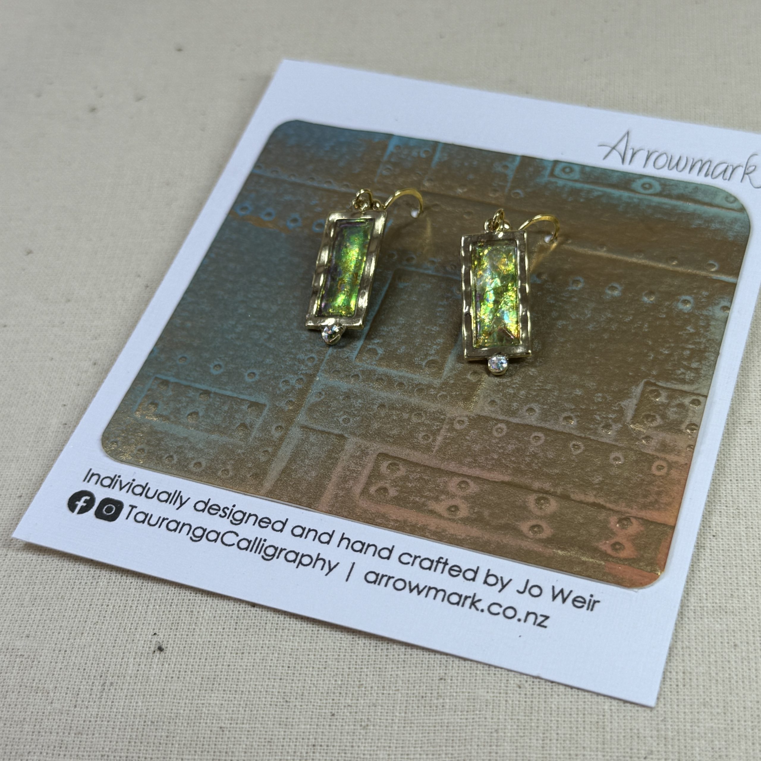 Hand made NZ unique earrings