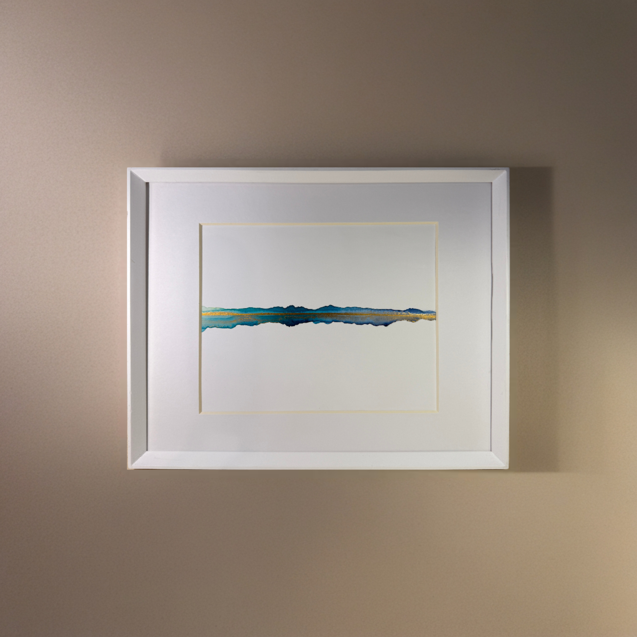 Polar Blues. NZ Landscape art, impression of Scott Base in Antarctica