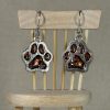 NZ Animal Jewellery Paw Print Earrings