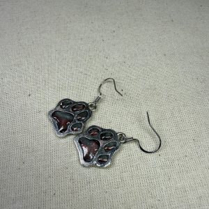 NZ Animal Jewellery Paw Print Earrings